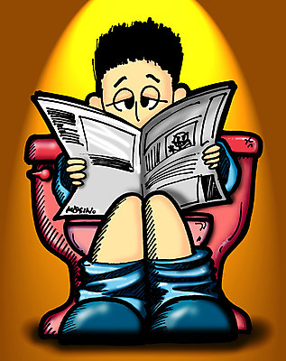 JPG 캐릭터 라이프스타일 남자 일러스트 한명 사람 20대 성인 신문 화장실 일과 변기 용변 남자만 남자한명만 성인남자만 청년만 청년남자만 청년남자한명만 성인한명만 성인남자한명만 성인만 일러캐릭터 1 청년 생활 간행물 뉴스 파일형식