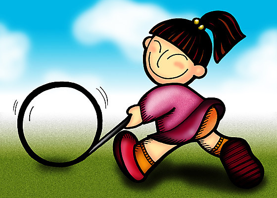 JPG 주간 캐릭터 라이프스타일 여자 초등학생 어린이 일러스트 놀이 한명 웃음 사람 소녀 취미 야외 일과 굴렁쇠 여자만 여자한명만 어린이만 소녀만 소녀한명만 일러캐릭터 자연요소 1 학생 표정 생활 놀이용품 파일형식