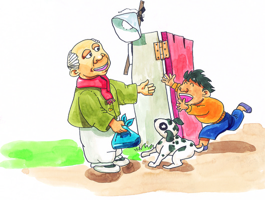 JPG 주간 동물 할아버지 남자 일러스트 가족 손자 대가족 웃음 사람 야외 두명 문 개 강아지 그림 대문 일반 반가움 남자만 성인남자만 노인만 성인만 노인남자만 국내일러스트 자연요소 노년 감정 포유류 관계 표정 반려동물 손주 파일형식