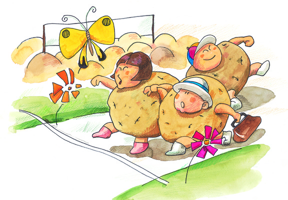 JPG 주간 식물 동물 여자 어린이교육 교육 남자 꽃 어린이 나비 곤충 일러스트 감자 사람 소녀 소년 야외 세명 달리기 봄 그림 체육대회 일반 어린이만 국내일러스트 자연요소 계절 채소 모션 체육 대회 파일형식