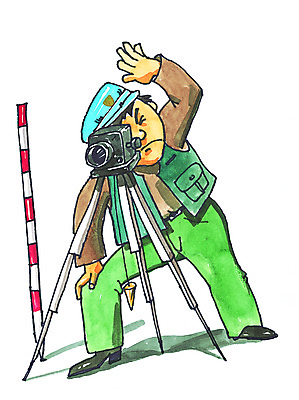 JPG 직업 남자 일러스트 한명 사람 카메라 사진사 그림 일반 측량기 측량사 남자만 남자한명만 국내일러스트 1 전자제품 기계 작가 파일형식