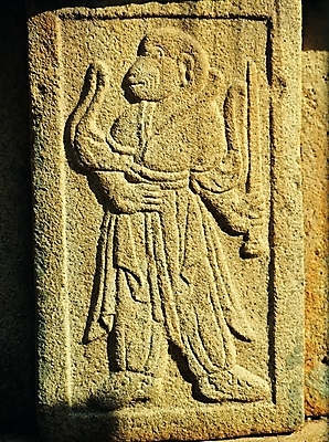 포토 한마리 한국문화 한국전통 전통 문양 전통문화 조각 상상 석조 그림자 사람없음 빛 전통무늬 전통문양 돌_바위 원숭이 칼 벽화 동물모양 동물문양 수호신 조각_조소 국내포토 모양 동물 1 동양문화 문화 무늬 포유류 한국 신_종교 그림 조소 파일형식