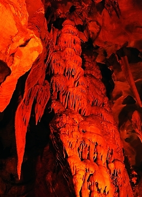 포토 문화 자연 사람없음 내부 빨간색 어둠 동굴 풍물 천연기념물 석회암 석회암동굴 종유석 국내포토 컬러 암석 생태계 파일형식