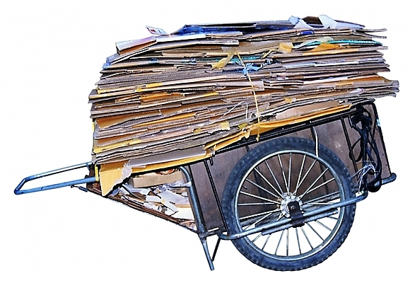 포토 육상교통 교통수단 교통 사람없음 수레 운송업 도구 바퀴 오브젝트 폐지 폐품 국내포토 산업 카트 파일형식