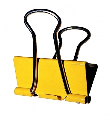 포토 컬러 비즈니스 문구용품 집게 사람없음 한개 노란색 사무용품 오브젝트 클립 종이집게 국내포토 1 파일형식