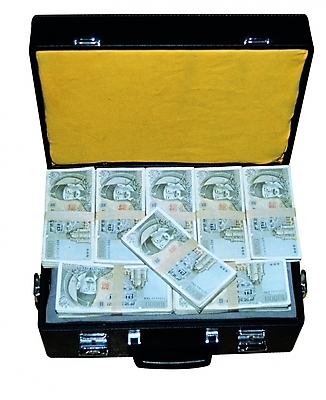 포토 잡화 산업 지폐 돈 서류가방 가방 사람없음 금융 오픈 원화 만원 돈다발 묶기 오브젝트 돈가방 돈상자 국내포토 모션 경제 상자 재산 파일형식