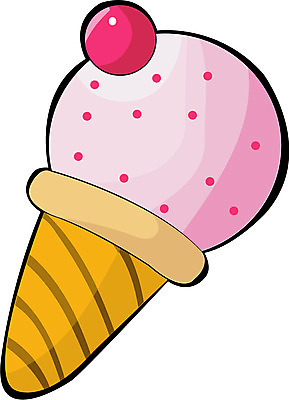 EPS 일러스트 딸기 아이스크림 디저트 사람없음 딸기아이스크림 국내일러스트 음식 과일 파일형식 벡터