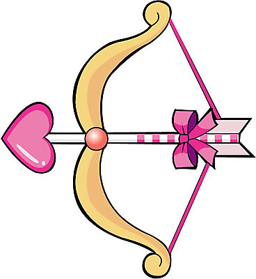 EPS 리본 생활용품 일러스트 화살 발렌타인데이 사람없음 흰색 하트 큐피드 화살촉 메신저 국내일러스트 모양 컬러 데이이벤트 오브젝트 파일형식 벡터