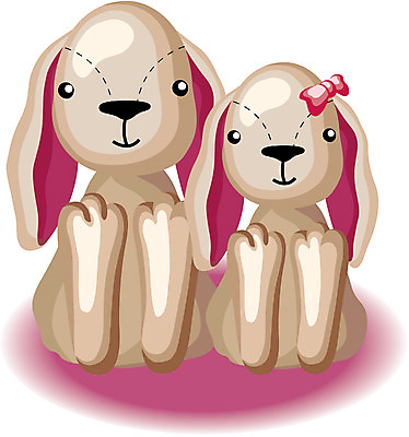 EPS 동물 척추동물 육지동물 리본 인형 일러스트 포유류 사람없음 반려동물 개 강아지 봉제인형 국내일러스트 파일형식 벡터