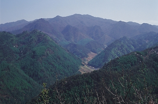 포토 JPG 주간 백그라운드 자연 하늘 산 풍경 사람없음 야외 계곡 등산 정상 숲 봉우리 고지 산정상 푸른숲 국내포토 자연요소 트래킹 생태계 파일형식
