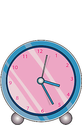 EPS 시계 생활용품 일러스트 사람없음 알람 시간 시곗바늘 초침 국내일러스트 오브젝트 파일형식 벡터