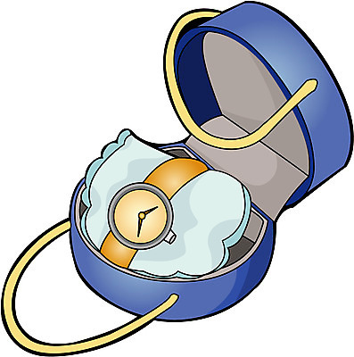 EPS 잡화 시계 일러스트 선물 사람없음 손목시계 디지털시계 선물함 국내일러스트 장신구 파일형식 벡터