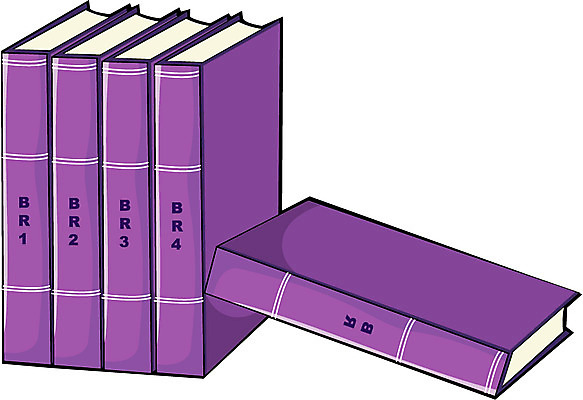 EPS 일러스트 문구용품 사람없음 간행물 책 사전 문서철 국내일러스트 오브젝트 파일형식 벡터