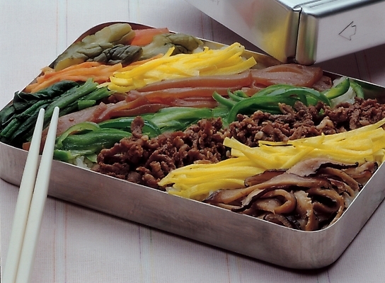 포토 JPG 한식 채소 젓가락 반찬 사람없음 나물 양은도시락 국내포토 음식 수저 도시락 파일형식