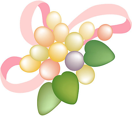 EPS 잡화 꽃 잎 일러스트 장신구 사람없음 장미 머리핀 브로치 국내일러스트 식물 파일형식 벡터