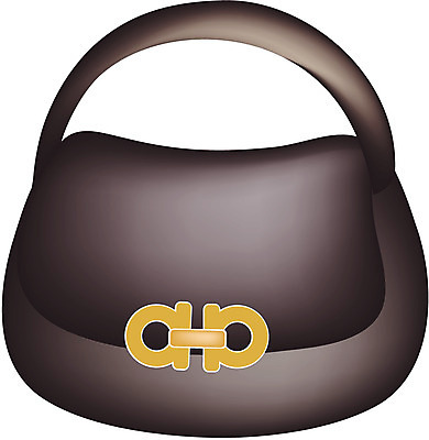 EPS 잡화 컬러 가방 일러스트 사람없음 검은색 핸드백 가죽가방 국내일러스트 파일형식 벡터