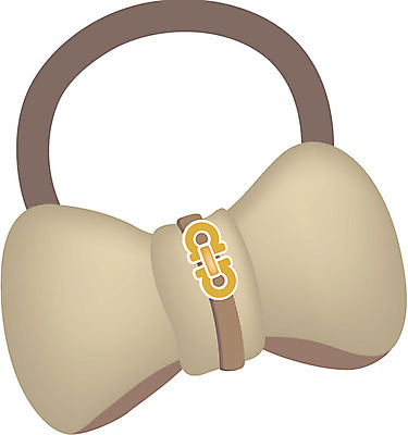 EPS 리본 생활용품 일러스트 장신구 사람없음 고무줄 끈 머리끈 국내일러스트 오브젝트 파일형식 벡터