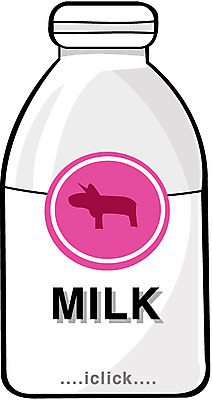 EPS 아이콘 음료 음식 유제품 사람없음 우유 젖소 흰우유 병우유 2D아이콘 소 파일형식 벡터