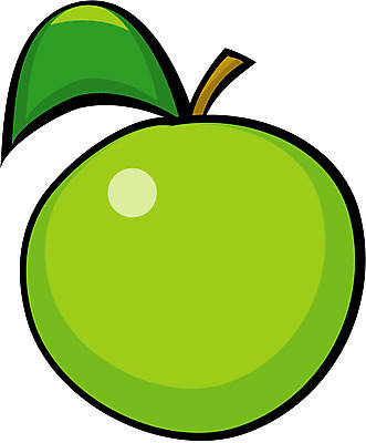EPS 식물 열매 컬러 과일 일러스트 자연 사람없음 초록색 농작물 사과 풋사과 국내일러스트 농업 생태계 파일형식 벡터