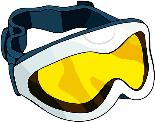 EPS 안경 스포츠용품 일러스트 고글 사람없음 안전장비 눈보호 국내일러스트 잡화 스포츠 안전 장비 오브젝트 파일형식 벡터