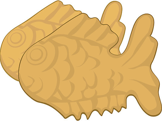 EPS 음식 겨울 일러스트 디저트 사람없음 겨울음식 겨울간식 붕어빵 풀빵 국내일러스트 계절 빵 파일형식 벡터