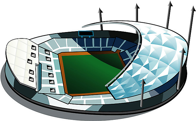 EPS 시설물 현대건축 건축 일러스트 스포츠시설 사람없음 스타디움 축구장 월드싸커경기장 국내일러스트 건축물 스포츠 경기장 시설 파일형식 벡터