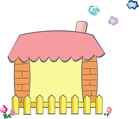 EPS 시설물 현대건축 건축 꽃 일러스트 지붕 벽돌 주택 굴뚝 사람없음 울타리 연기 벽돌집 국내일러스트 식물 건축물 건물 담장 파일형식 벡터