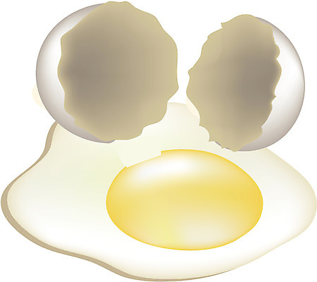 EPS 음식 일러스트 식재료 사람없음 계란 알 계란프라이 노른자 깨짐 흰자 국내일러스트 컨셉 계란요리 파일형식 벡터