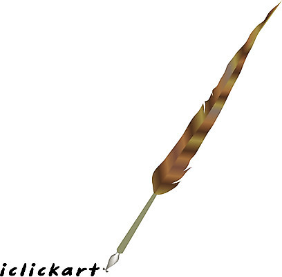 EPS 문자 일러스트 비즈니스 문구용품 사람없음 필기구 만년필 깃털 펜촉 깃펜 국내일러스트 펜 오브젝트 파일형식 벡터