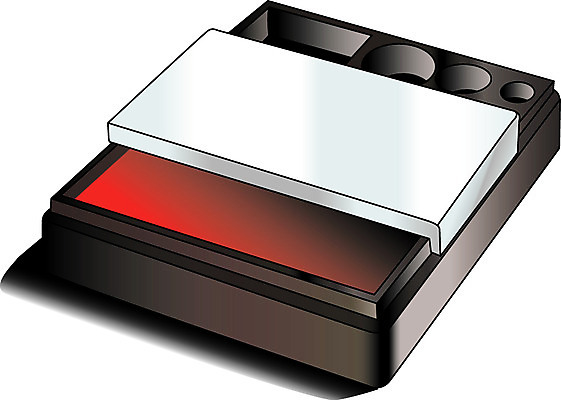 EPS 일러스트 비즈니스 사람없음 도장 상자 사무용품 인주 국내일러스트 문구용품 파일형식 벡터