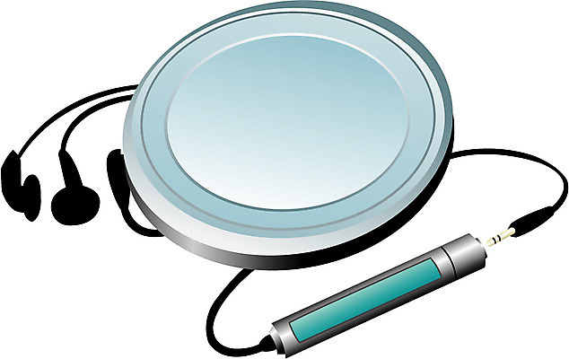 EPS 음악 이어폰 음향기기 일러스트 사람없음 리모컨 휴대용 시디플레이어 국내일러스트 문화예술 전자제품 오브젝트 파일형식 벡터