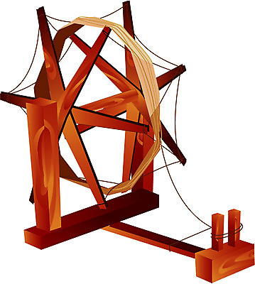 EPS 전통 문화 일러스트 사람없음 실 물레 베틀 국내일러스트 농기구 파일형식 벡터