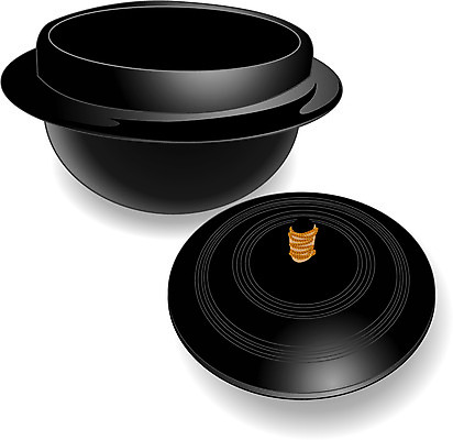 동양문화 전통 주방용품 한국 솥 오브젝트 파일형식 벡터 문화 솥뚜껑 생활용품 가마솥 한국문화 한국전통 클립아트 EPS 사람없음 일러스트 국내일러스트