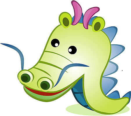 EPS 클립아트 동물 일러스트 사람없음 십이지신 용 운세 점성술 궁합 국내일러스트 파일형식 벡터