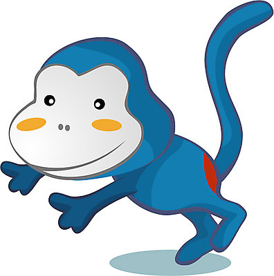 EPS 클립아트 동물 척추동물 육지동물 일러스트 포유류 사람없음 십이지신 원숭이띠 원숭이 운세 점성술 궁합 국내일러스트 파일형식 벡터