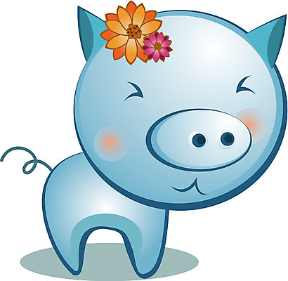 EPS 클립아트 동물 척추동물 육지동물 일러스트 포유류 사람없음 십이지신 운세 돼지띠 돼지 점성술 궁합 국내일러스트 돼지의해 파일형식 벡터