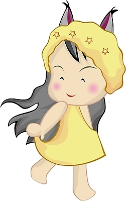 EPS 전신 클립아트 캐릭터 여자 일러스트 염소 한명 서기 사람 별자리 운세 별자리캐릭터 점성술 염소자리 여자만 여자한명만 일러캐릭터 1 포유류 모션 파일형식 벡터