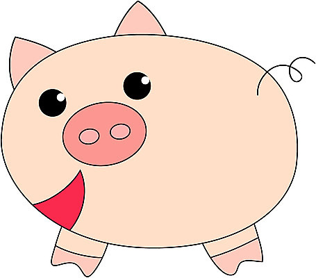 EPS 클립아트 동물 척추동물 캐릭터 한마리 육지동물 동물캐릭터 일러스트 포유류 사람없음 십이지신 운세 돼지띠 돼지 점성술 돼지캐릭터 궁합 일러캐릭터 돼지의해 1 파일형식 벡터