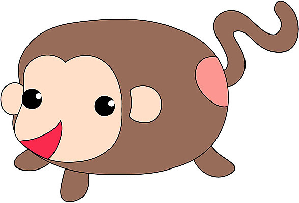 EPS 클립아트 동물 척추동물 캐릭터 한마리 육지동물 동물캐릭터 일러스트 포유류 사람없음 십이지신 원숭이띠 원숭이 운세 점성술 원숭이캐릭터 궁합 일러캐릭터 1 파일형식 벡터