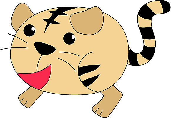 EPS 클립아트 동물 척추동물 캐릭터 한마리 육지동물 동물캐릭터 일러스트 포유류 사람없음 십이지신 운세 호랑이띠 호랑이 호랑이캐릭터 점성술 궁합 일러캐릭터 1 파일형식 벡터