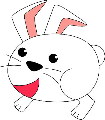 EPS 클립아트 동물 척추동물 캐릭터 한마리 육지동물 동물캐릭터 일러스트 포유류 사람없음 십이지신 운세 토끼띠 토끼 토끼캐릭터 점성술 궁합 토끼묘 일러캐릭터 1 반려동물 한자 파일형식 벡터