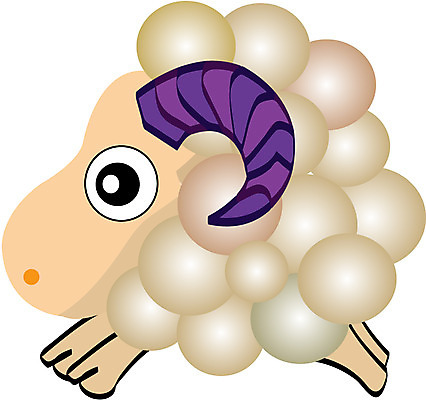 EPS 클립아트 동물 척추동물 육지동물 일러스트 포유류 사람없음 별자리 십이지신 운세 양 점성술 양자리 궁합 국내일러스트 파일형식 벡터