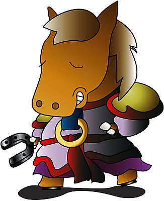 EPS 클립아트 동물 척추동물 육지동물 일러스트 포유류 사람없음 십이지신 운세 말 말띠 점성술 궁합 말오 국내일러스트 파일형식 벡터