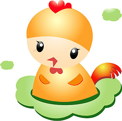 EPS 클립아트 동물 척추동물 일러스트 조류 사람없음 십이지신 운세 닭띠 닭 유 점성술 관상 국내일러스트 파일형식 벡터