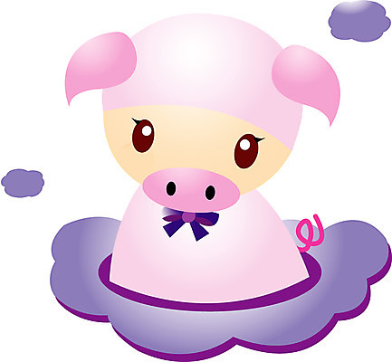 EPS 클립아트 동물 척추동물 육지동물 일러스트 포유류 사람없음 십이지신 운세 돼지띠 돼지 점성술 궁합 국내일러스트 파일형식 벡터