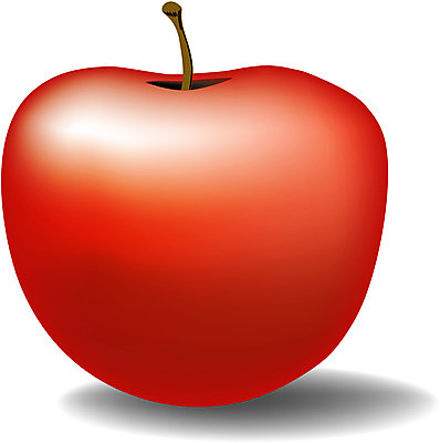 EPS 식물 컬러 과일 일러스트 사람없음 빨간색 농작물 사과 홍옥 국내일러스트 농업 파일형식 벡터