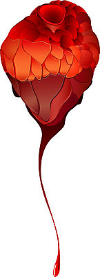 EPS 컬러 신체 일러스트 사람없음 빨간색 심장 장기 순환기관 국내일러스트 장기_의학 파일형식 벡터