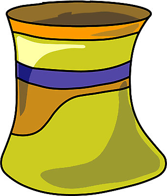 EPS 클립아트 화분 일러스트 문구용품 사람없음 필기구 사무용품 꽃병 연필꽂이 볼펜통 국내일러스트 꽃 오브젝트 파일형식 벡터