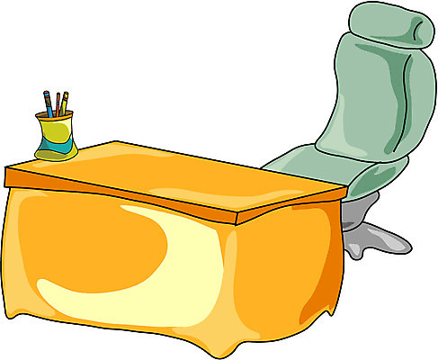 EPS 클립아트 가구 의자 일러스트 사람없음 사무용품 책상 연필꽂이 볼펜통 사무용의자 국내일러스트 생활용품 문구용품 파일형식 벡터