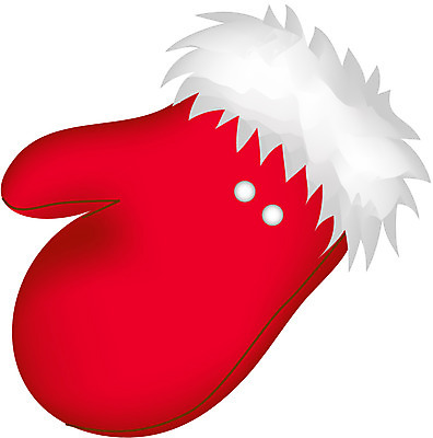 EPS 클립아트 잡화 기념일 컬러 장갑 크리스마스 일러스트 이벤트 사람없음 빨간색 털장갑 산타장갑 손모아장갑 국내일러스트 파일형식 벡터